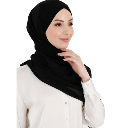 Premium Turkish Chiffon Shawl Hijab: Timeless Style with Turkish Elegance