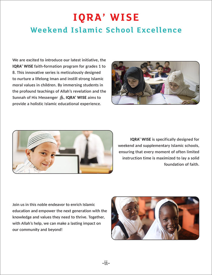 IQRA WISE Teacher's Manual: Grade 4