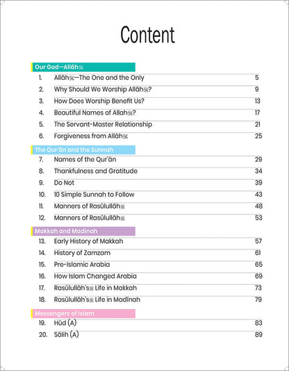 The Message of Islam Workbook: Level 3