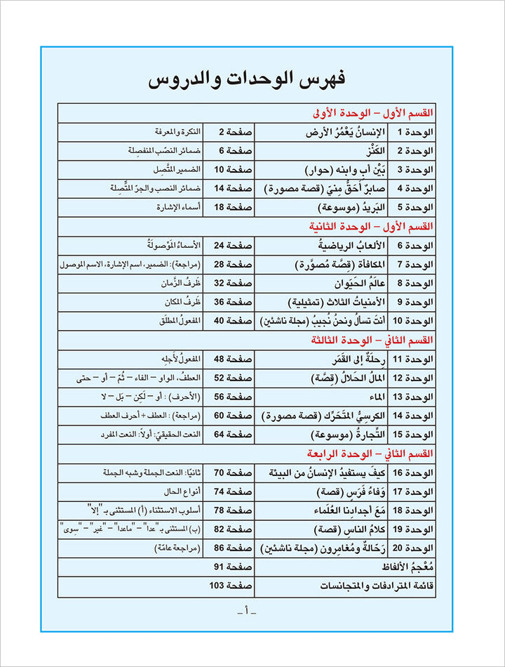 Arabic is the Language of Tomorrow for Non-Native Speakers: Workbook Level 8 العربية لغة الغد