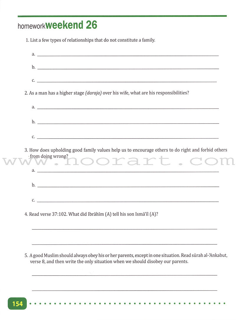 Weekend Learning Islamic Studies: Level 9 (Old Edition)