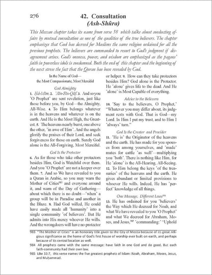 The Clear Quran with Thematic English Translation- Paperback (3.7*5.7)