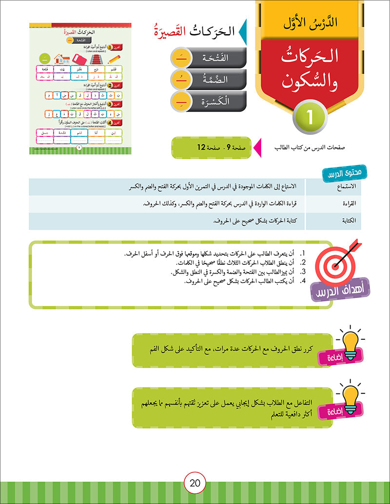 Noor Al-Arabiya Teacher Guide: Level 1 نور العربية