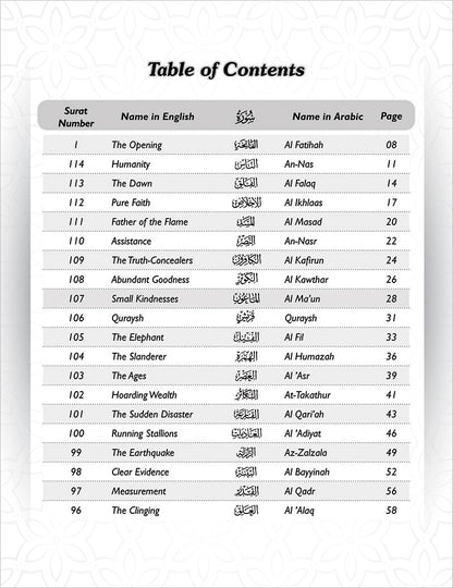 A Student’s First Guide to Juz' Amma Workbook