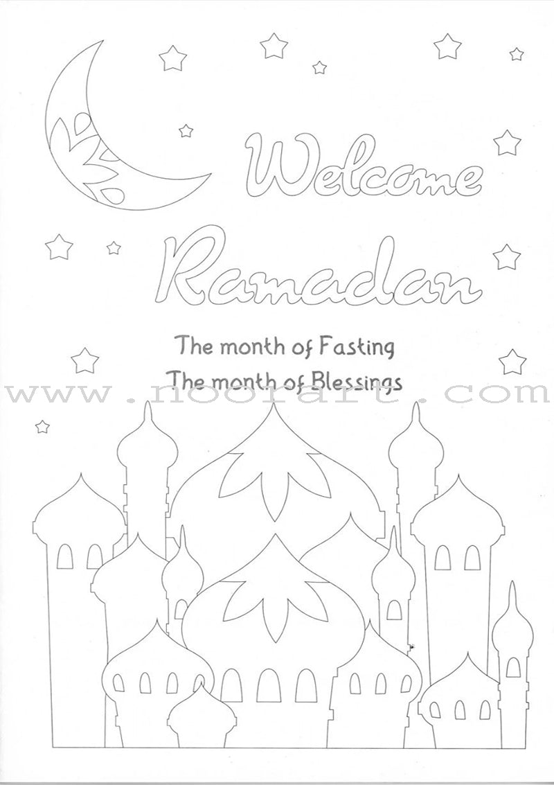 Ramadan Coloring & Activity Book (Set of 3 Books & Coloring Book)