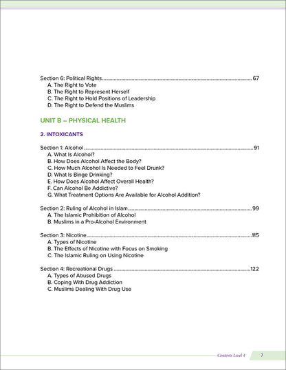 Health and Wellness (From an Islamic Perspective) Level 4