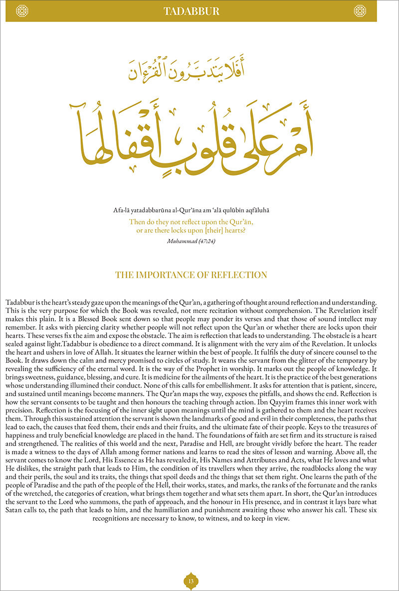 Quran Compass: Surah Summary Guide & Reflection Journal