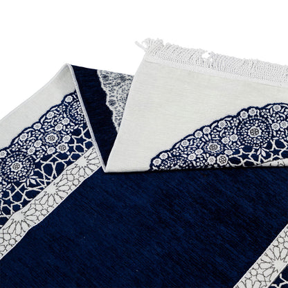 Premium Velvet Islamic Prayer Rug – Classic Mihrab Design | Soft, Elegant & Travel-Friendly
