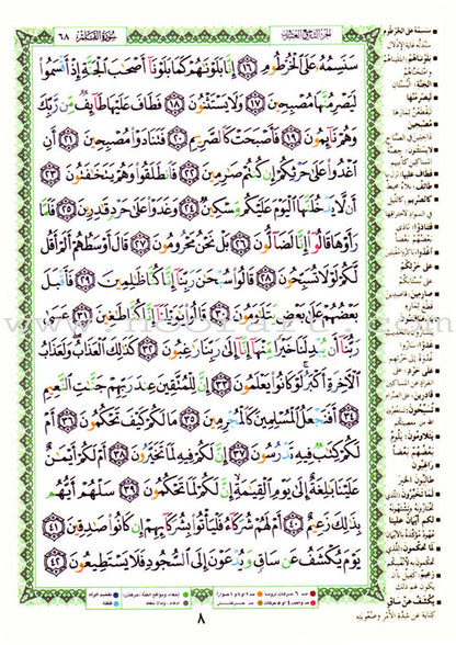Tajweed Qur'an (Juz' Tabarak, Size: 7"x9") مصحف التجويد