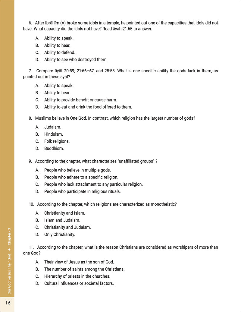 The Message of Islam Workbook: Level 5