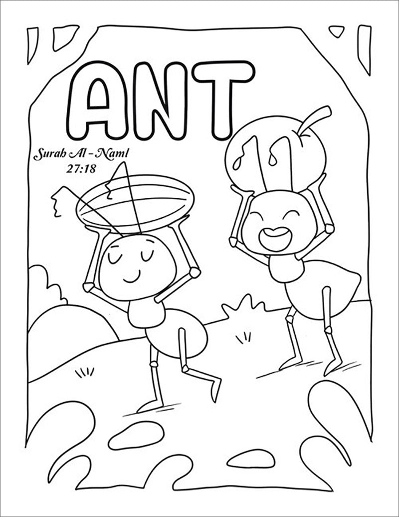 14 Animals in the Quran: Activity & Coloring Book - Part 1