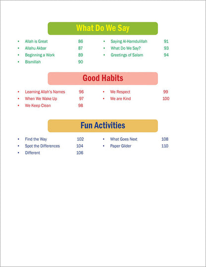 Weekend Learning Islamic Studies: Level Junior K (Revised and Enlarged Edition)