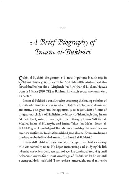 40 Hadith from Sahih Al Bukhari