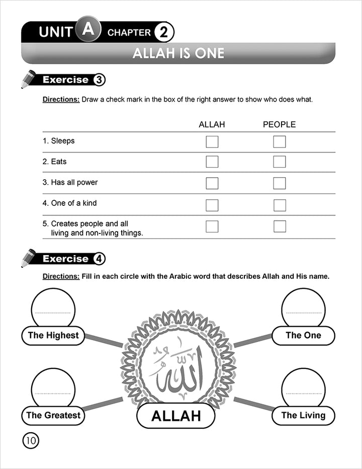 I Love Islam Workbook: Level 1 (Second Edition)