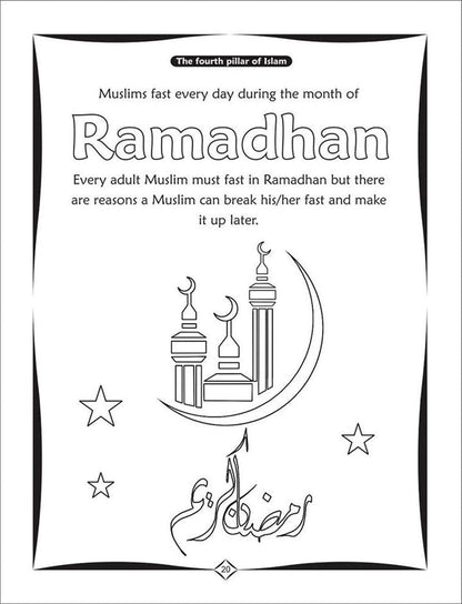 Colour & Learn About the Five Pillars of Islam