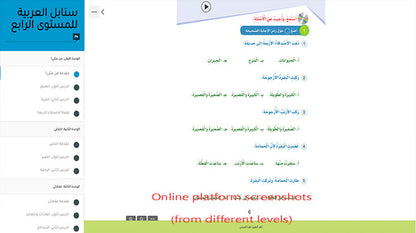 Arabic Sanabel Online Platform Package: Level 3 (Family Package)