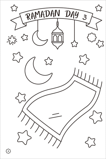 Ramadan Coloring & Activity Book (Set of 3 Books & Coloring Book)