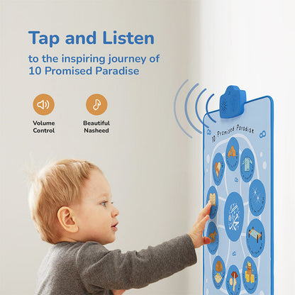 10 Promised Paradise Interactive Islamic Wall Art & Audio Mat
