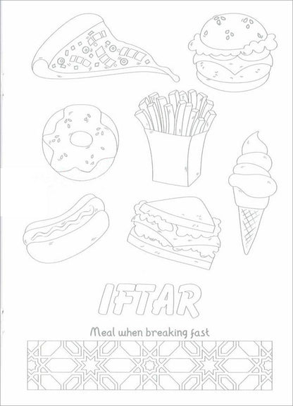 Ramadan Coloring & Activity Book (Set of 3 Books & Coloring Book)