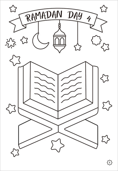 Ramadan Coloring & Activity Book (Set of 3 Books & Coloring Book)