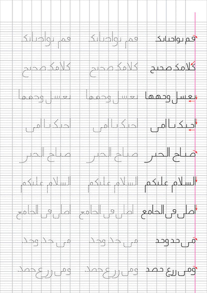 I Write and I Have Fun Series: Writing Notebook: level 2 (7-8 years old) كراس الخط المستوى الثاني سلسلة اكتب وأمرح