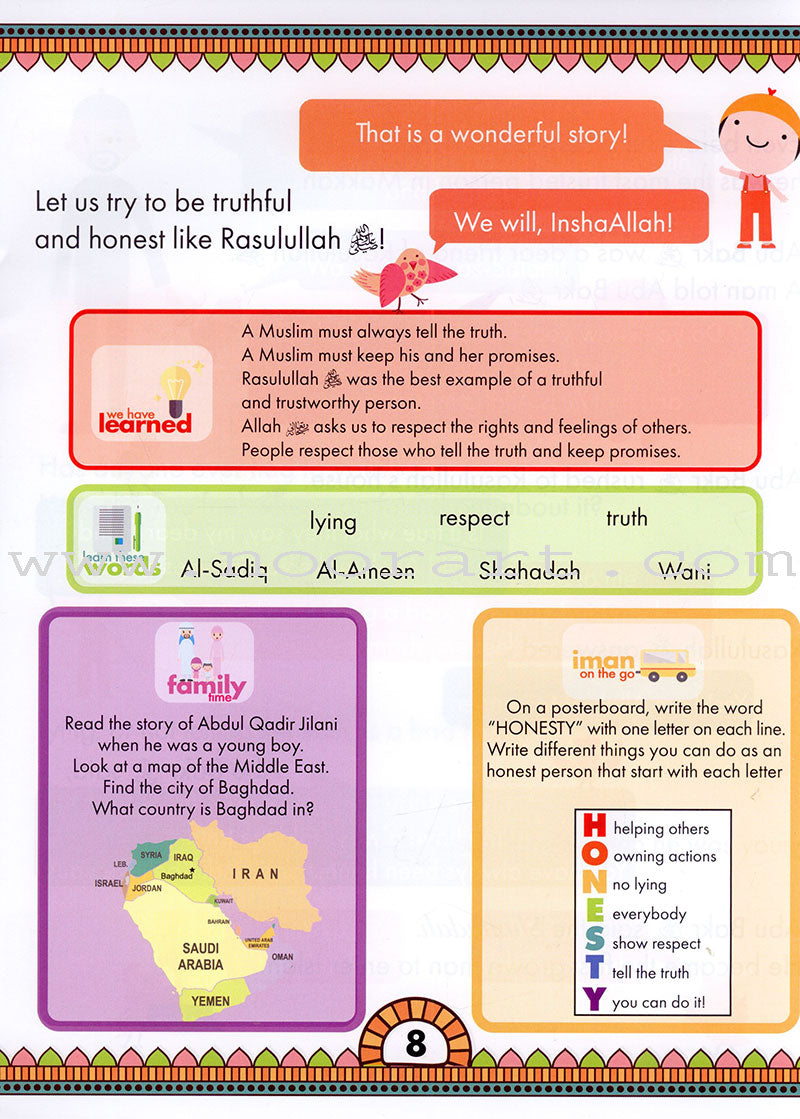 IQra' Wise (Weekend Islamic School Excellence) Textbook: Grade Two (Damaged Copy)