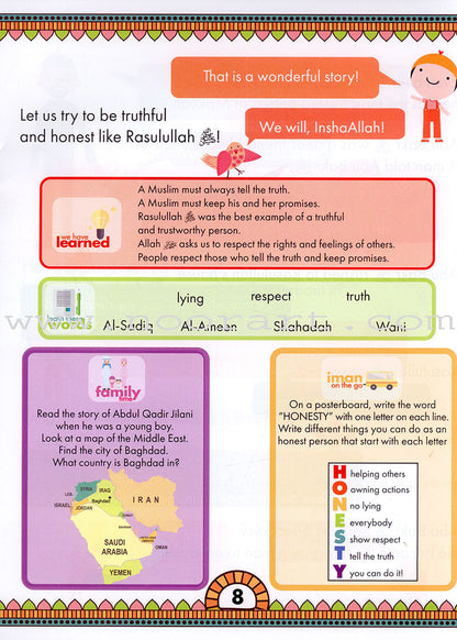 IQra' Wise (Weekend Islamic School Excellence) Textbook: Grade Two (Damaged Copy)