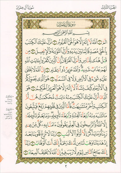 Al-Qaida Al-Nouraniyah and its Applications to Al-Zahra’ II (Surat Al-Imran) القاعدة النورانية وتطبيقاتها على الزهراء الثانية (سورة آل عمران)