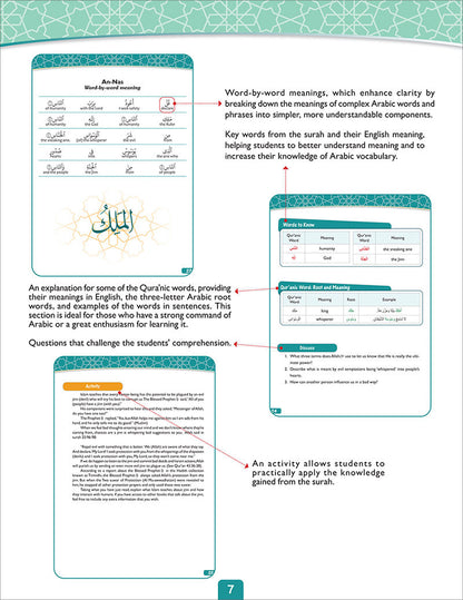 A Student's First Guide to Juz 'Amma: Part 30 (with Transliteration & Word Meaning & QR Code)