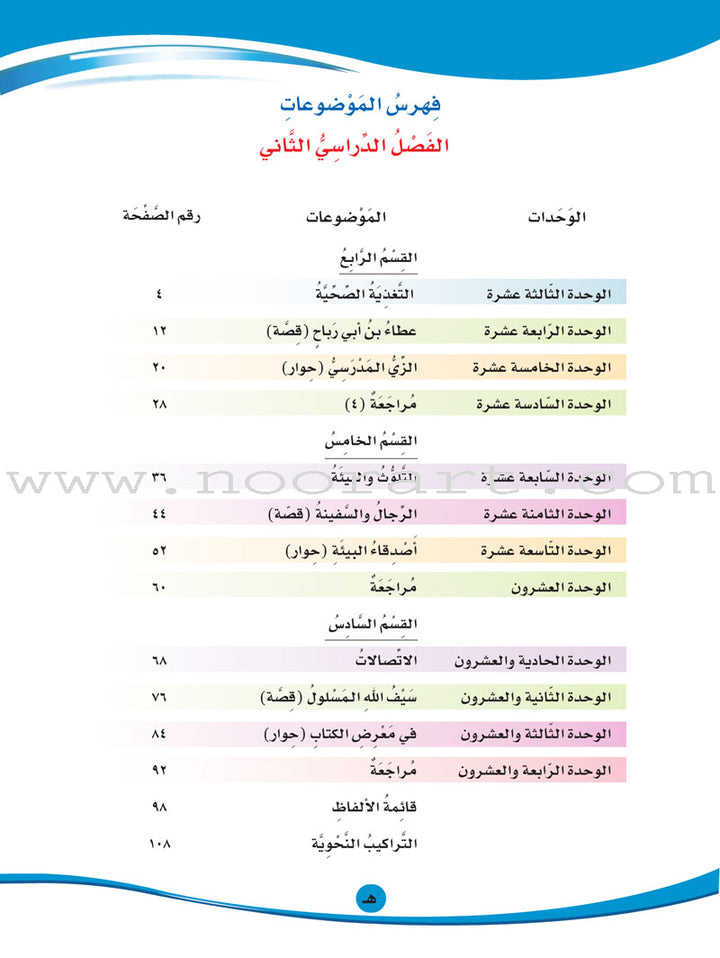 ICO Learn Arabic Textbook: Level 6, Part 2 (With Online Access Code)
