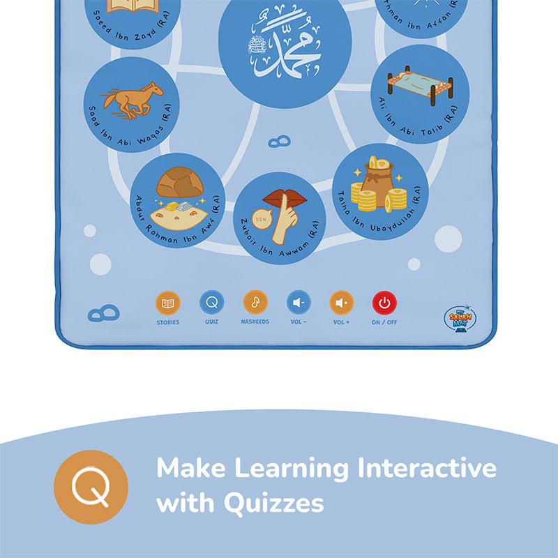 10 Promised Paradise Interactive Islamic Wall Art & Audio Mat