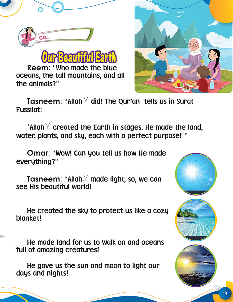 Growing with Islam - Noorart Islamic Studies: Grade 1