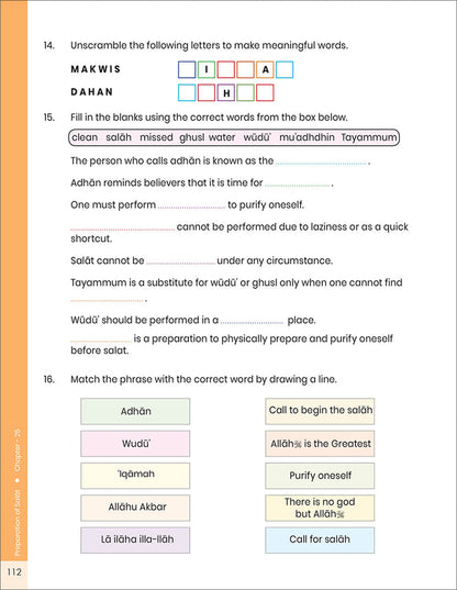 The Message of Islam Workbook: Level 3