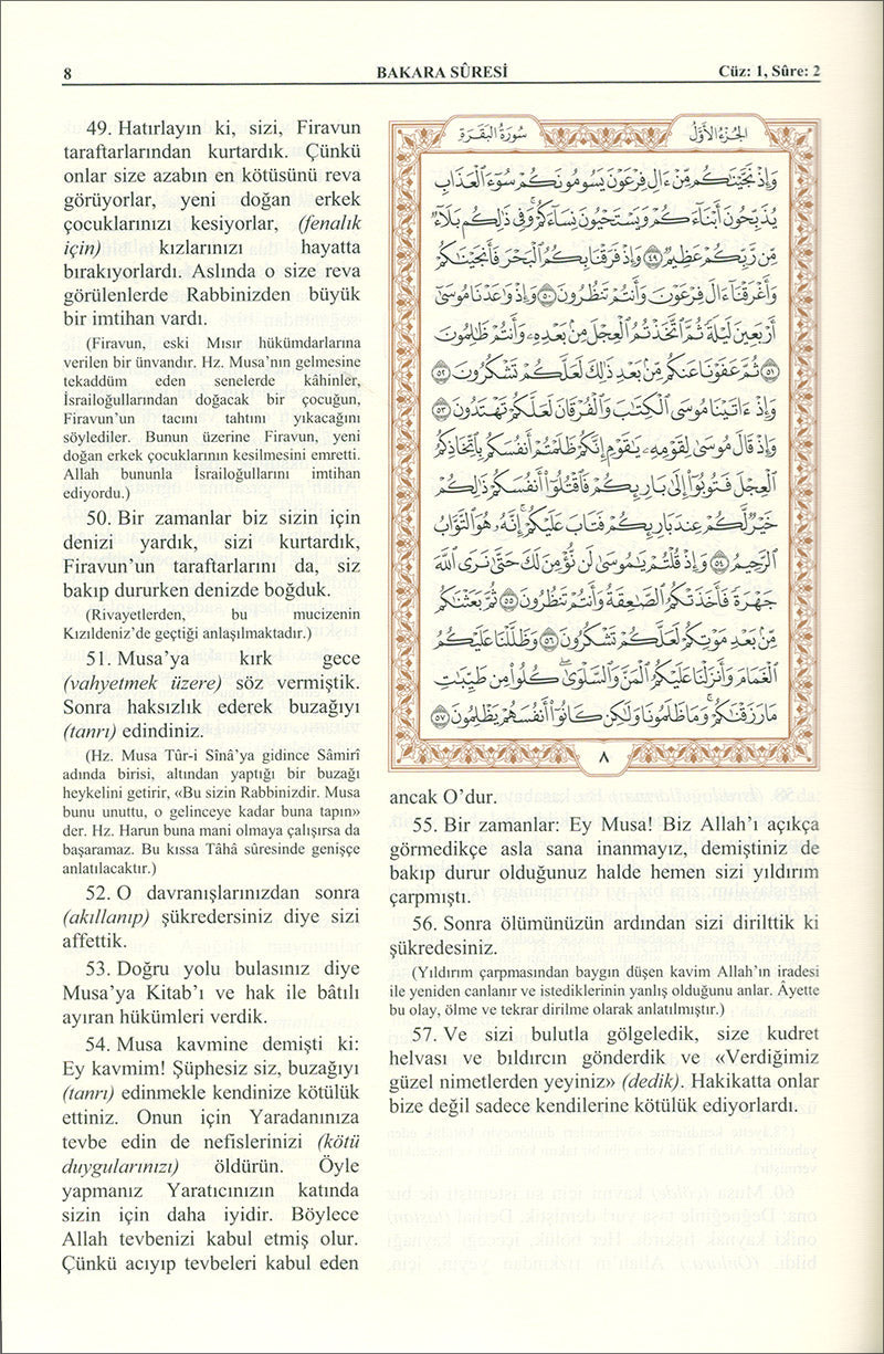 Qur'an with Turkish Translation ترجمة تركية