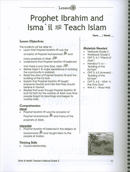 Sirah of Our Prophet Teacher's Manual: Grade 2 (Old Edition)