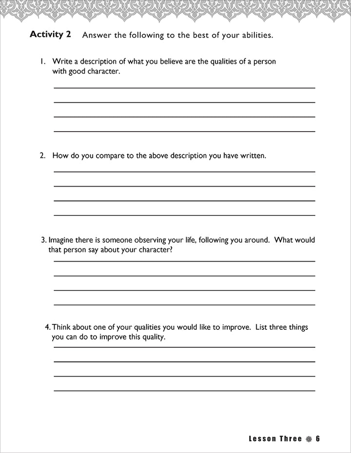 Iqra' Wise (Weekend Islamic School Excellence) Workbook: Grade six