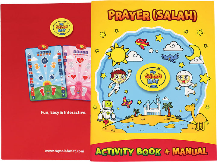 My Salah Mat for Kids – Blue Smart Interactive Prayer Mat for Learning Salah, Surahs, Wudu & Duas with 25 Touch Keys, 10 Languages, Ages 3+