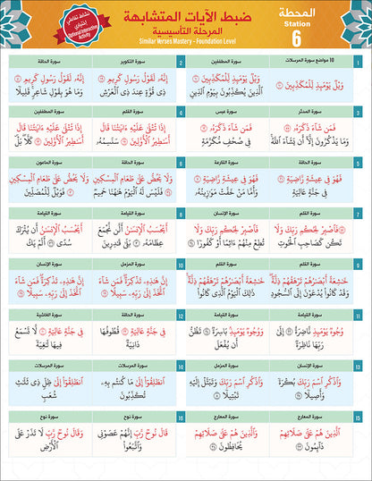 Bidaya the Five Skills Foundational Memorization Juz Tabarak: Level 2