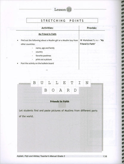 We Are Muslim Teacher's Manual: Grade 2 (Spiral Binding)