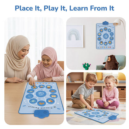 10 Promised Paradise Interactive Islamic Wall Art & Audio Mat