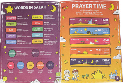 My Salah Mat for Kids - Smart interactive Prayer Mat for learning Salah, Surah, Wudu and Duas - Islamic prayer mat with 10 languages, Salah Translation, 25 Touch Keys and padded mat for Kids 3+ (Blue) (Returned: Like New)