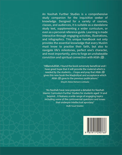 An Nasihah Islamic Curriculum Further Studies