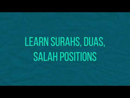 Smart Interactive Prayer Padded Mat for Adults & Reverts – Learn Surahs, Salah & Duas with 25 Touch Keys & Speaker – for Ages 8+