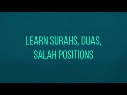 My Salah Mat for Adults - Smart Interactive Prayer Mat for Adults & Reverts Learning Surahs, Salah, Duas, & More - Muslim Prayer Rug with 25 Touch Keys, Padded Prayer Mat Layer, & Speaker for Ages 8+ (Returned: Like New)