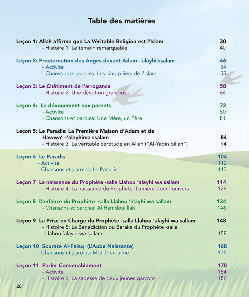 Kalimah Tayibah Textbook: Level 2 (French Edition)