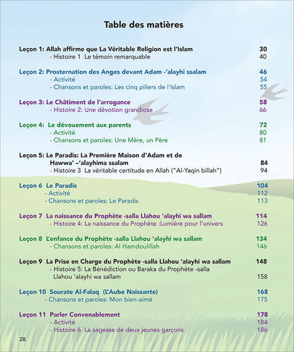 Kalimah Tayibah Textbook: Level 2 (French Edition)