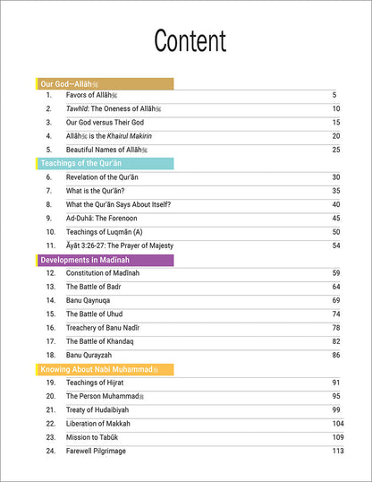 The Message of Islam Workbook: Level 5