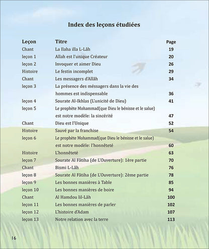 Kalimah Tayibah Textbook: Level 1 (French Edition)