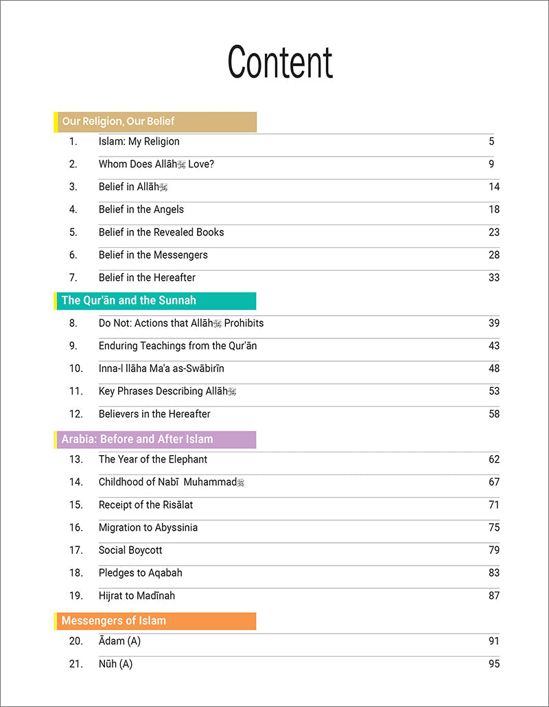 The Message of Islam Workbook: Level 4
