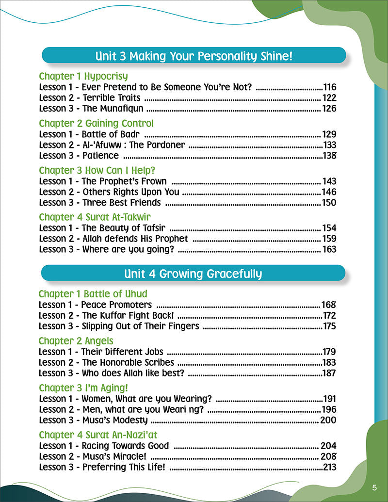 Growing with Islam - Noorart Islamic Studies: Grade 5